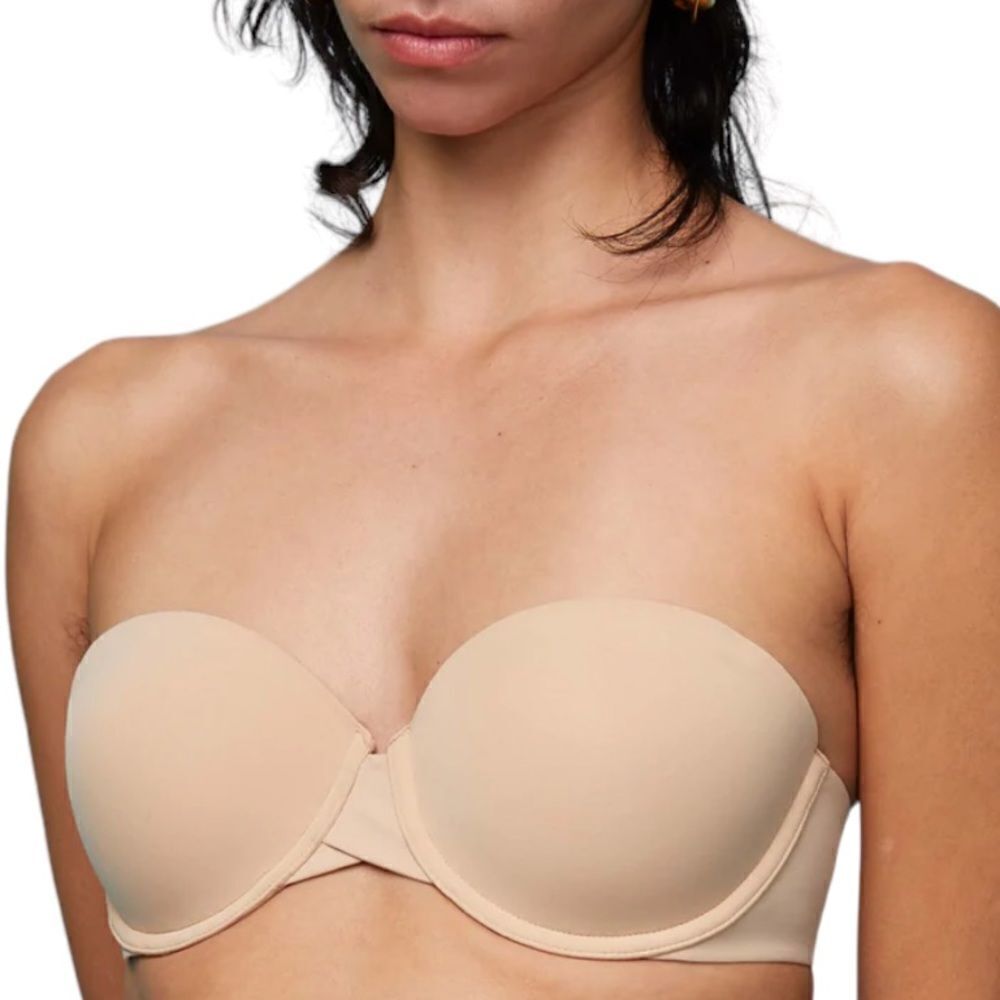 Harper Wilde beige lined underwire spray less bra size 34C